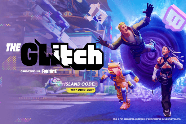 Marcas interagem com streamers e jogadores no game The Glitch