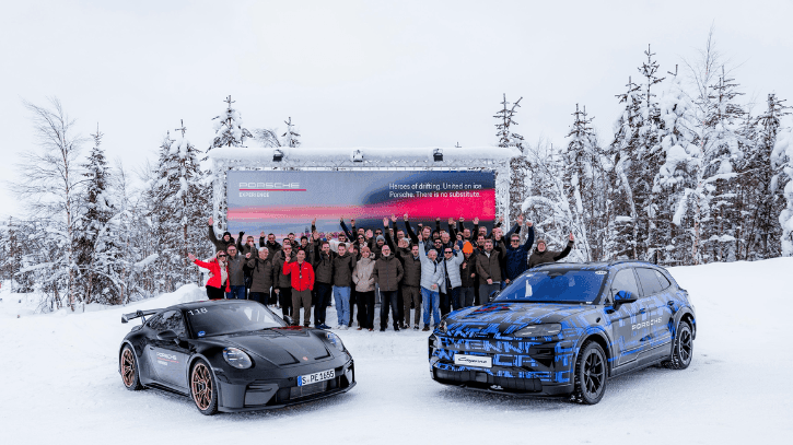 porsche-ice-experience-2026 Clientes da Porsche Bamaq aceleram no gelo e vivenciam imersão exclusiva no Ártico