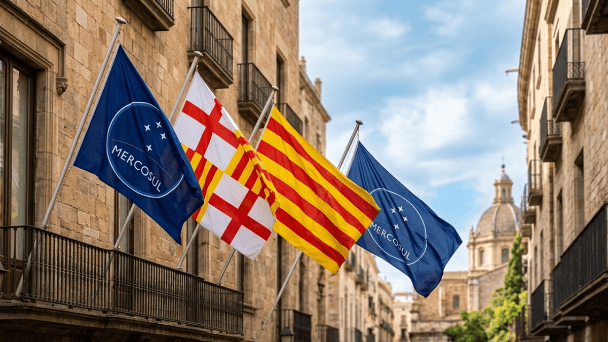 Acordo UE-Mercosul impulsiona relações comerciais entre Brasil e Barcelona-Catalunha com foco em exportações, investimentos e cadeias globais de valor