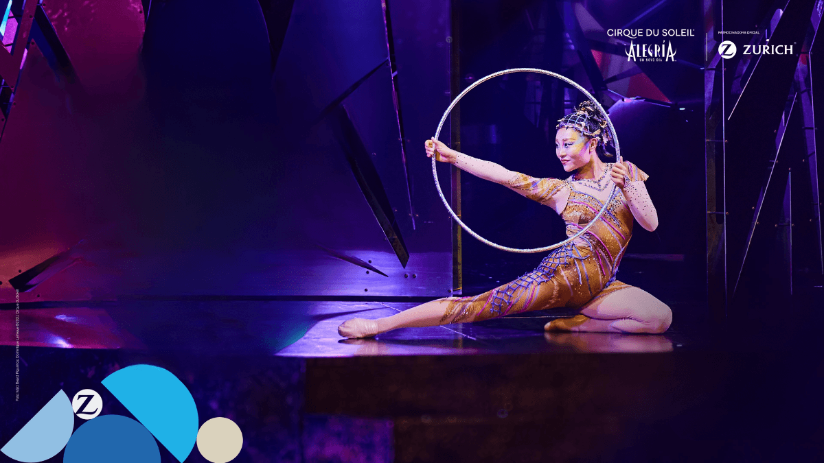 Zurich Seguros anuncia patrocínio à temporada brasileira do espetáculo Alegría, do Cirque du Soleil, em 2026.
