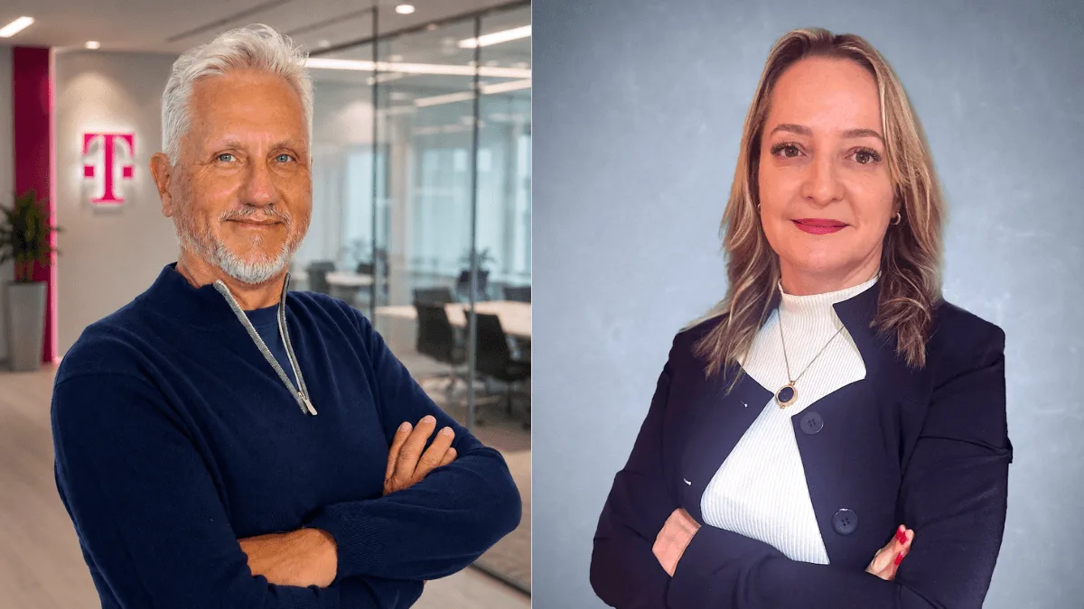 Marcelo Zuccas e Angélica Vitali, executivos da T-Systems Brasil