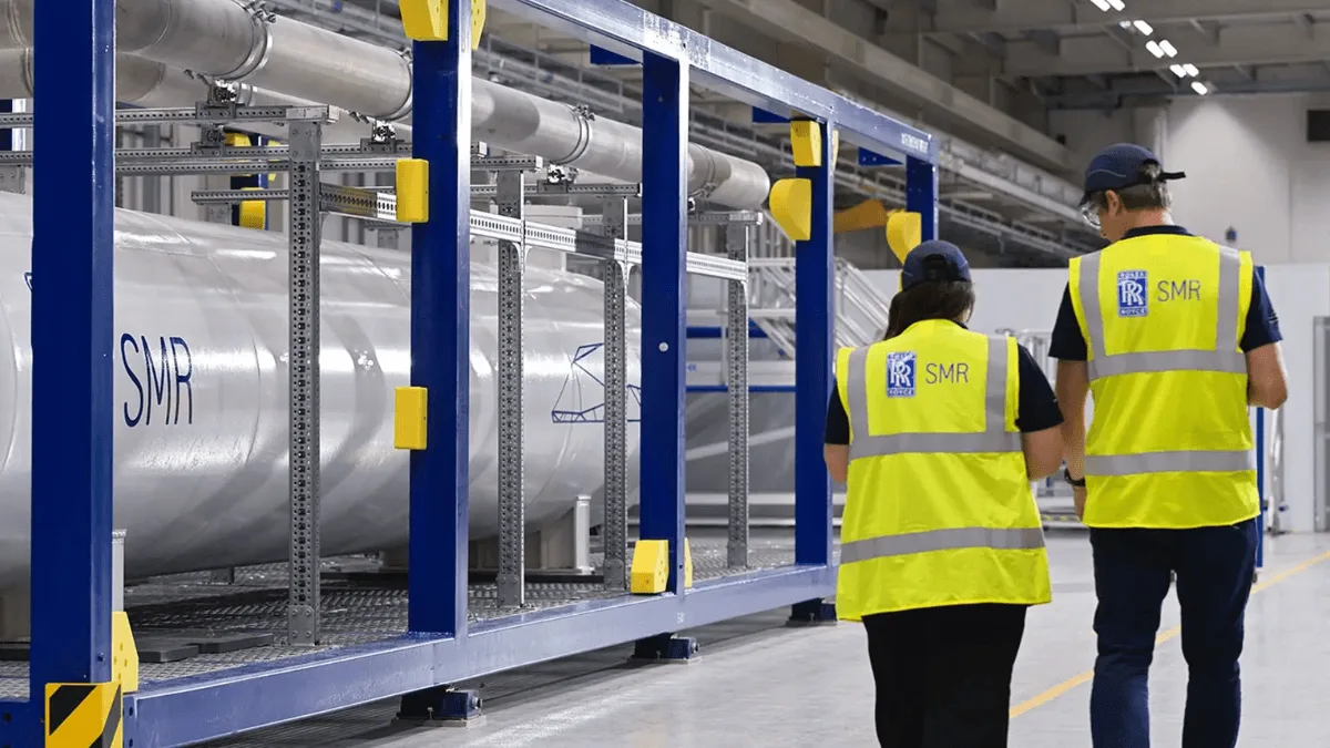 Fábrica da Rolls-Royce SMR para produção de reatores nucleares modulares