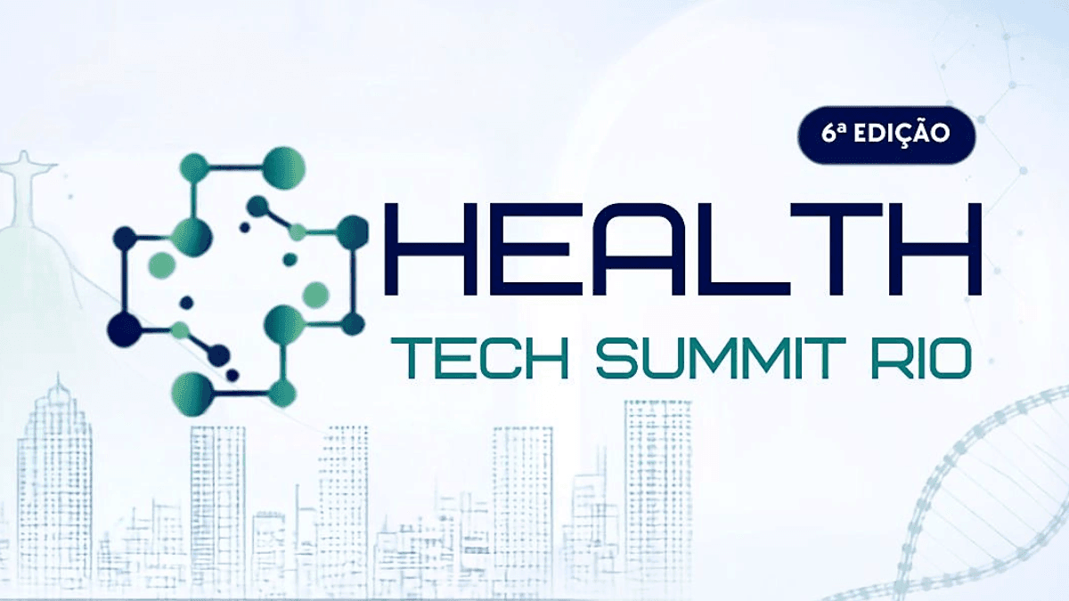Banner do HealthTech Summit Rio 2026 sobre saúde digital