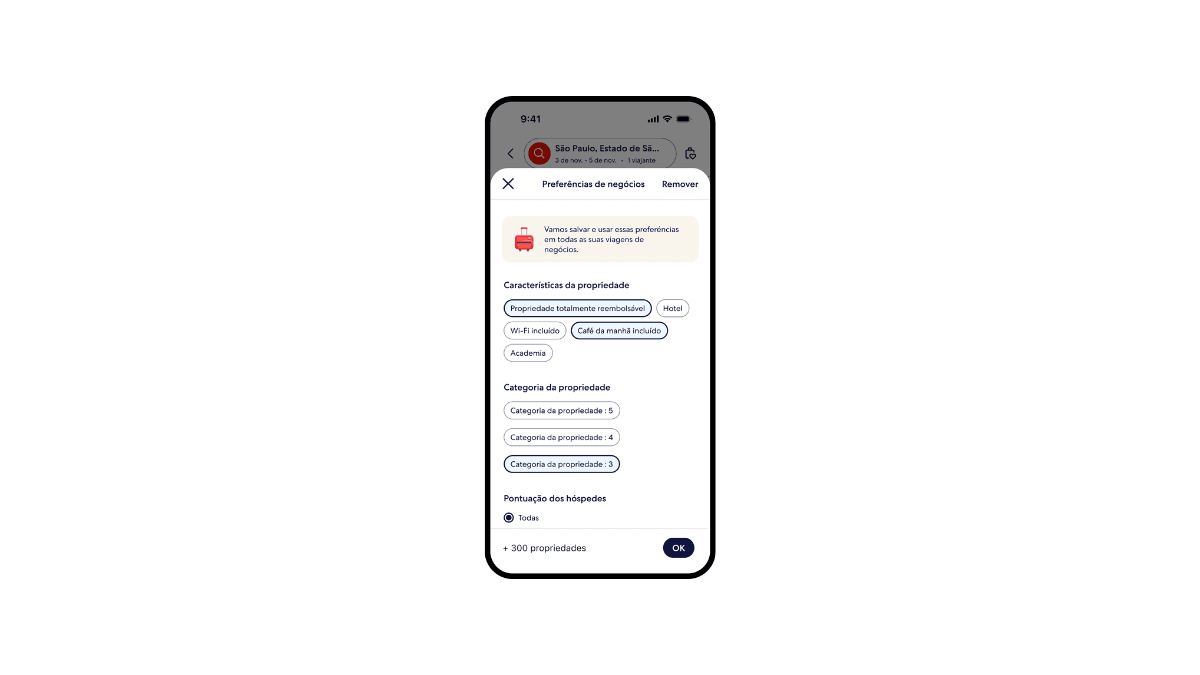Nova experiência da Hoteis.com para viagens a trabalho