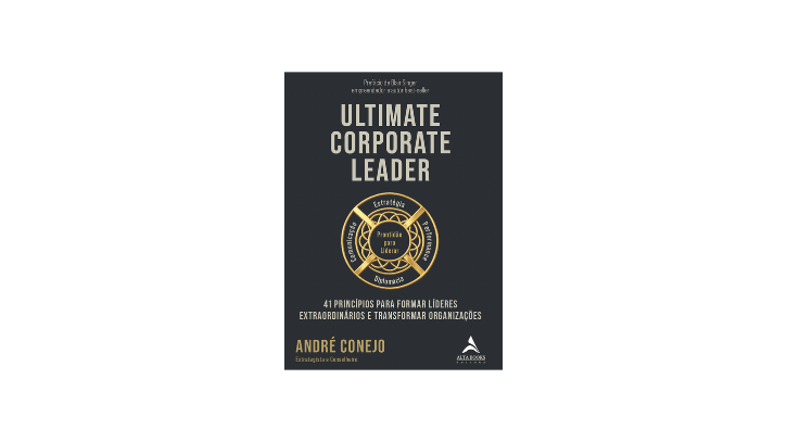 Capa do livro Ultimate Corporate Leader, de André Conejo, publicado pela Alta Books, sobre liderança e gestão empresarial.